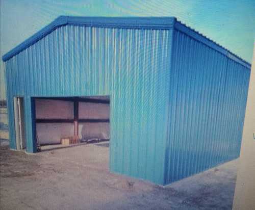 Blue Color Coated Industrial Shed