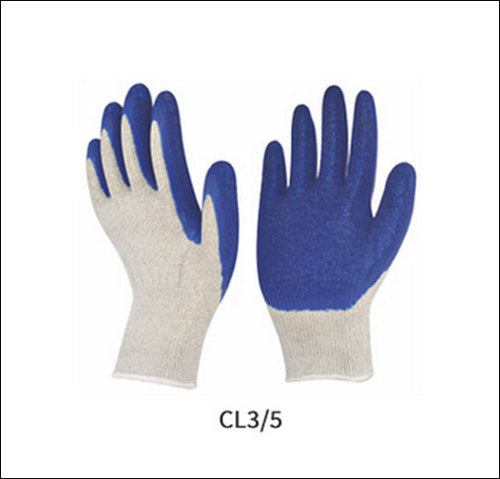 कट रेसिस्टेंट ब्लू एंड व्हाइट कोटेड ग्लव्स उपयोग: औद्योगिक उपयोग