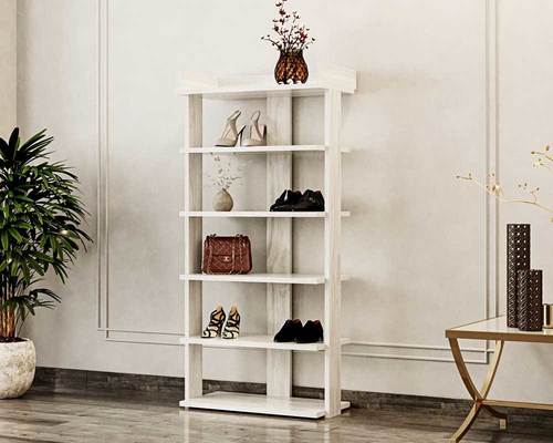 Crafted Metal Alliga Shoe Rack