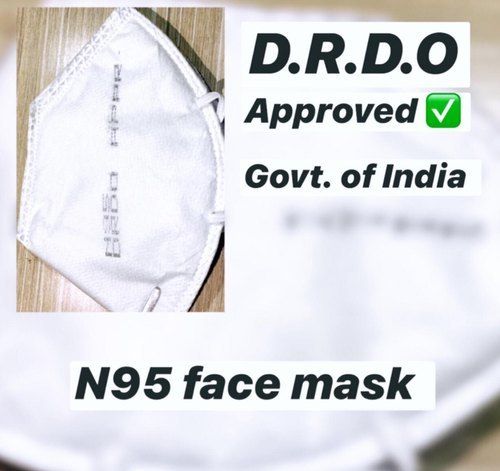 White Cotton Face Mask Gender: Unisex