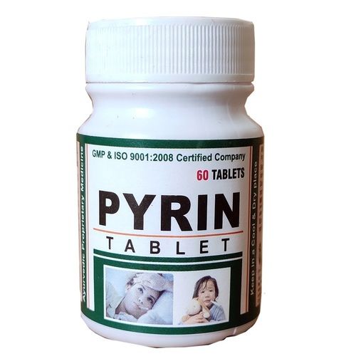 Ayurvedic Ayursun Pyrin Tablet For Acute Chronic Fever