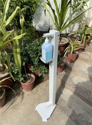 Grey Foot Pedal Operated Sanitizer Dispenser