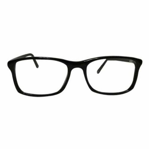 Mens Rectangular Black Spectacle Frame