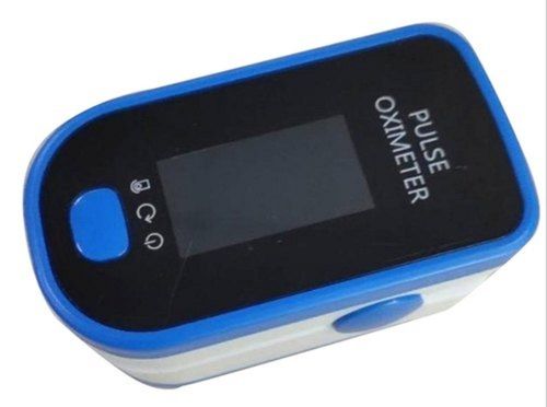 Plastic Black And Blue Dual Color Led Fingertip Pulse Oximeter