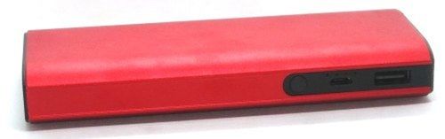 Premium Red Plastic Phone Single Usb Power Bank Charger Warranty: 6 Months