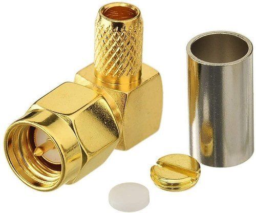 Sma Male Plug Right Angle Connector For Lmr200 Coax Cable Application: Industtrial