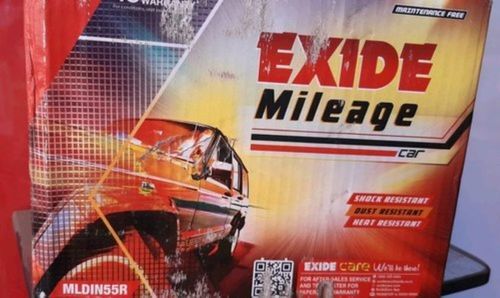 Smooth Functioning Exide Car Battery