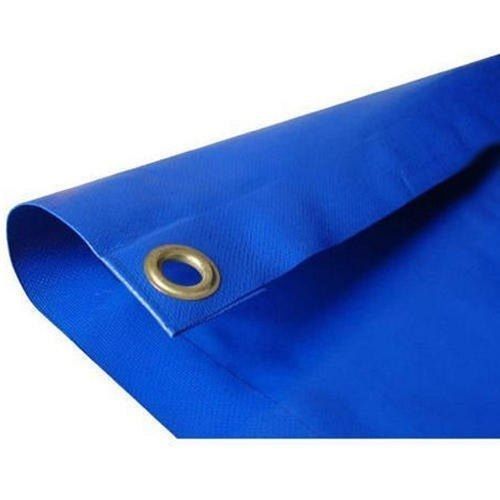 Blue Flexible PVC Coated HDPE Plastic Tarpaulin
