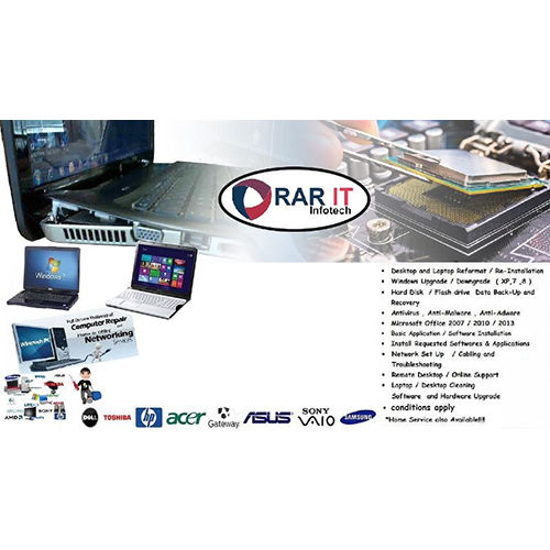 Laptop Desktop Service and Repair By RAR IT INFOTECH