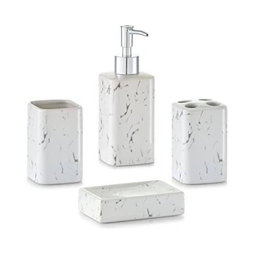 Marble Bathroom Accessories Set