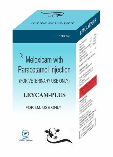 Meloxicam with Paracetamol Injection 100ml