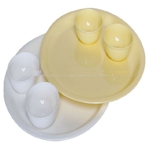 Various Colors Are Available Round Shape Microwave Supporting Dish