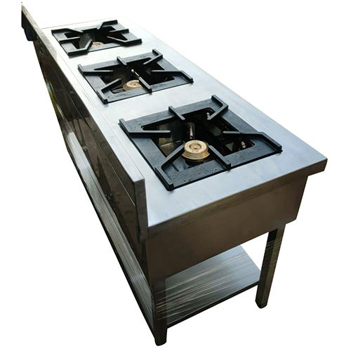 Ss 3 Burner Cooking Range