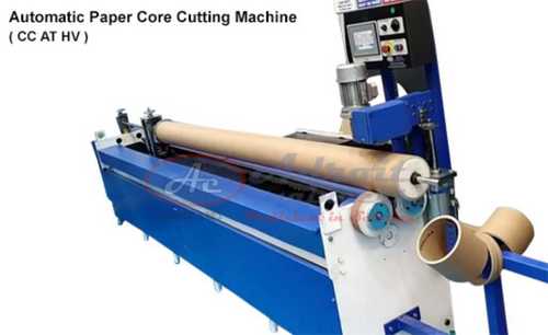 Blue Automatic Pvc Paper Core Cutting Machine