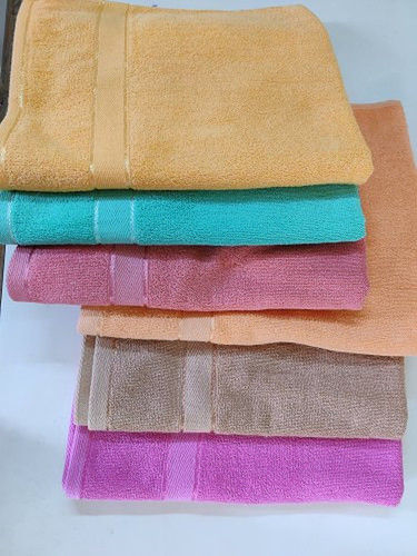 Multicolor Dyed Cotton Bath Terry Towel