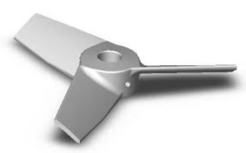 Carbon Steel Hydrofoil Impeller For Low-Viscosity Flow-Controlled Applications