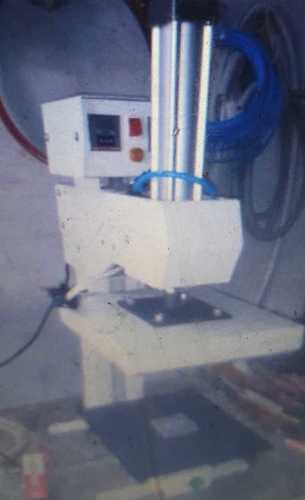 White Industrial Automatic Electric Embossing Machine