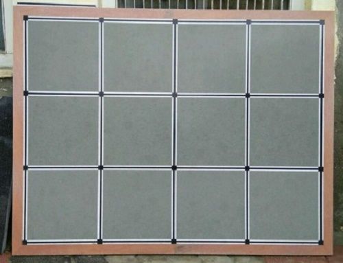 Grey Kota Stones Size: 60X60 Cm