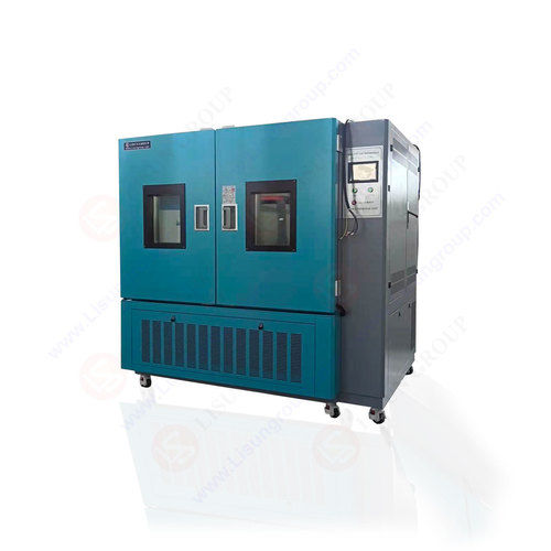 High and Low Temperature Humidity Chamber - SUS304 Steel, Workroom Dimensions up to 100x100x150 cm, -70°C to 150°C Range, Platinum PT100 Sensor, Air-Cooled Refrigeration System, ±0.5°C Evenness, ±2% Humidity Deviation