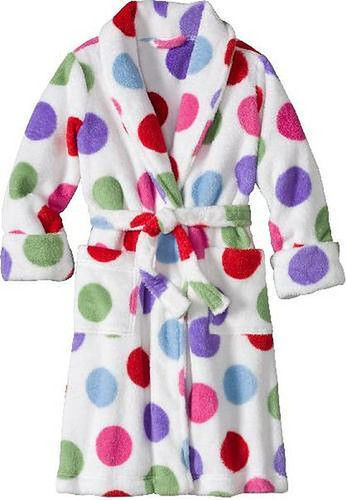 Printed Cotton Kids Bathrobe