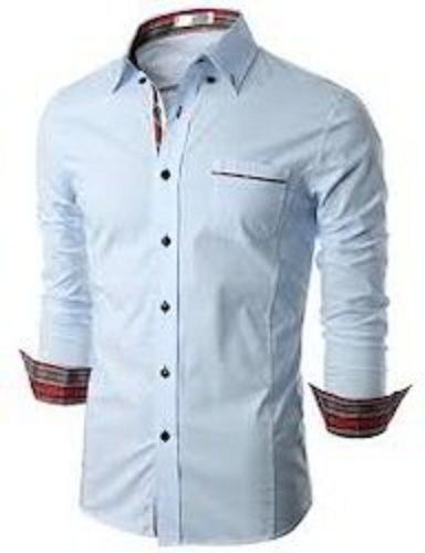 Mens Silm Fit White Casual Shirts Age Group: Adult