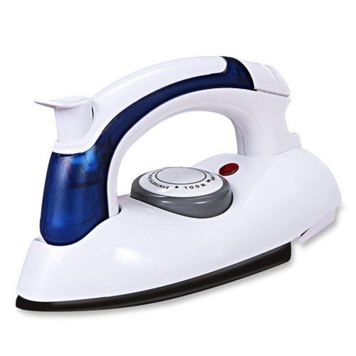 White Stainless Steel Soleplate Electric Dry Iron