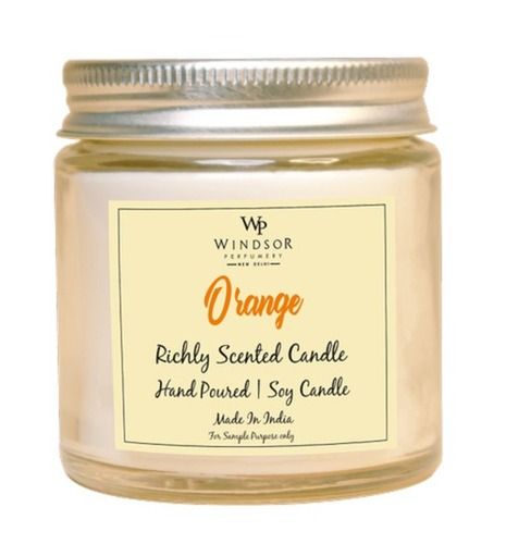 Orange Flavor Scented Soy Wax Candle