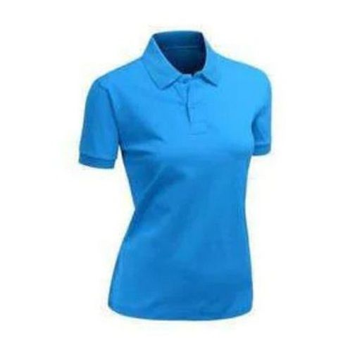 Ladies Plain Blue Corporate T Shirts Age Group: Adult