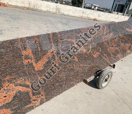 Red Multicolor Granite Slab Application: Flooring