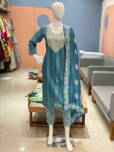 Dry Cleaning Women Full Sleeve Casual Kurti