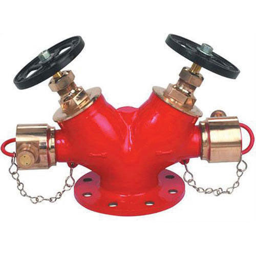 Double Fire Hydrant Valve - Color: Red