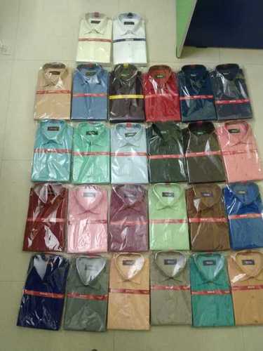 Various Colors Are Available Mens Casual Plain Shirt