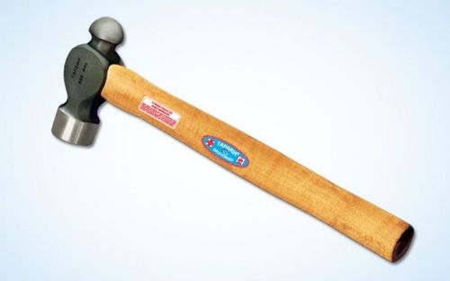 Taparia Ball Peen Forged Carbon Steel Hammer With Handle Handle Material: Wood