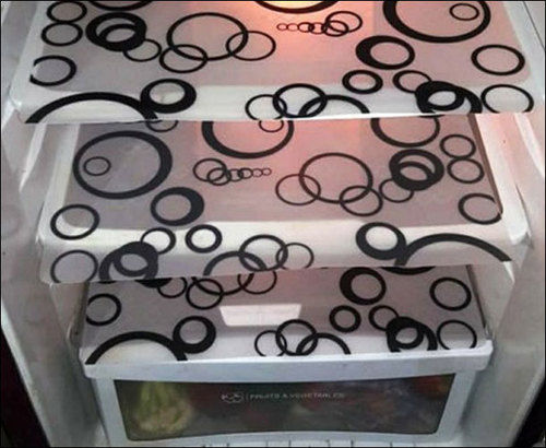 Washable Printed Pvc Fridge Mat