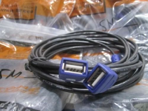 Black Extension Cable For Computer