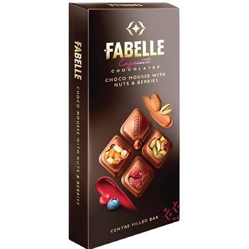 Fabelle Choco Mousse With Nuts And Berries 128 Gm