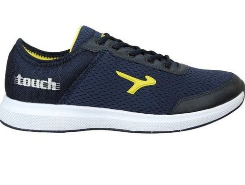 Rubber Lakhani Navy Yellow Size 8 Mens Sports Shoes