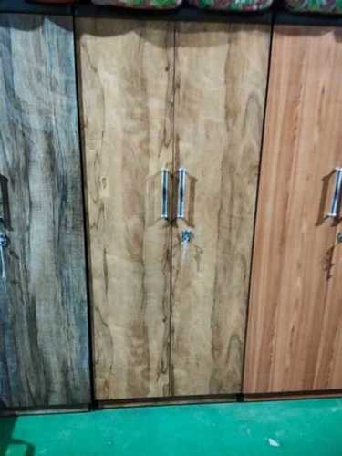 Brown Double Door Wooden Almirah