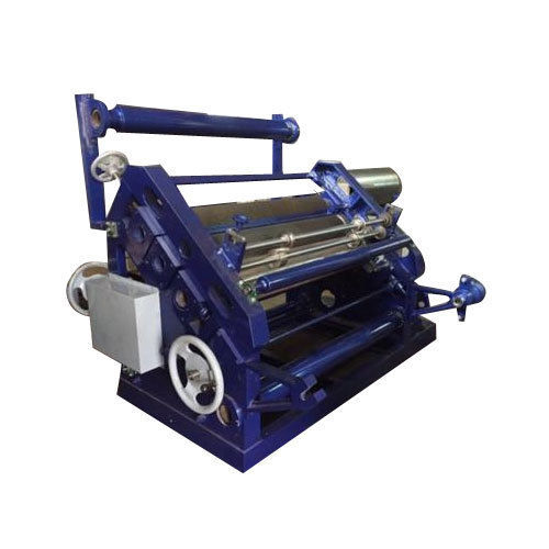 Blue High Strength Corrugated Box Making Machine