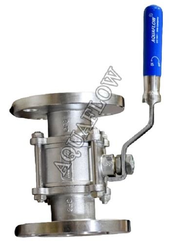 Ss 3 Pcs Flanged End Ball Valve