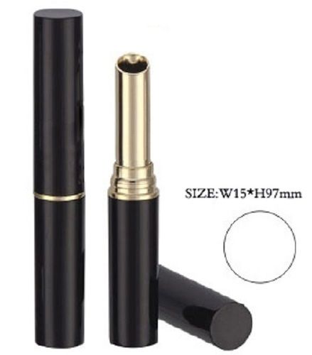 Black Cylindrical Lipstick Tube