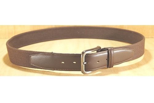 Brown Canvas Formal Belt