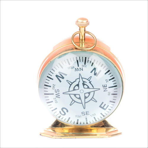 Compass Style Table Clock