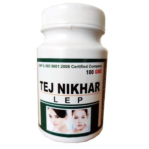 Herbal Medicine For Fairness Of Face - Ayursun Tej Nikhar Powder Cool & Dry Place.