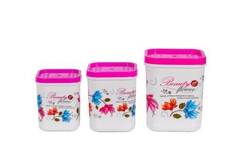 Transparent Square Plastic Container Sets