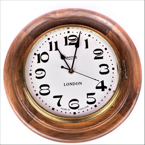 Wooden Round Wall Clock