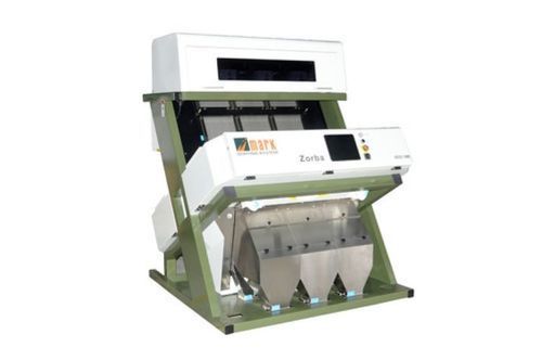 Dehydrated Onion Color Sorter - Mild Steel, 50 to 1100 KG/H.R Capacity, AC220/50 HZ Power, 30 to 130 CFM Air Consumption, New Condition, 1 Year Warranty | High Sensitivity Imaging, Advanced Defect Detection Software, 60,000 Scans Per Second