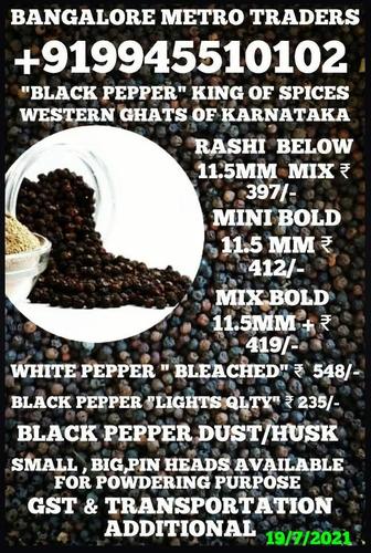 Garbled Clean Black Pepper