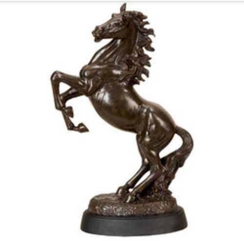 Brown Horse Metal Statue For Home Decor