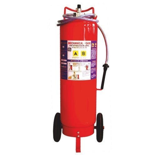 Mechanical Foam Fire Extinguisher - 50Ltr Mild Steel, Red & Black | Premium Quality, High Strength, Easy to Use